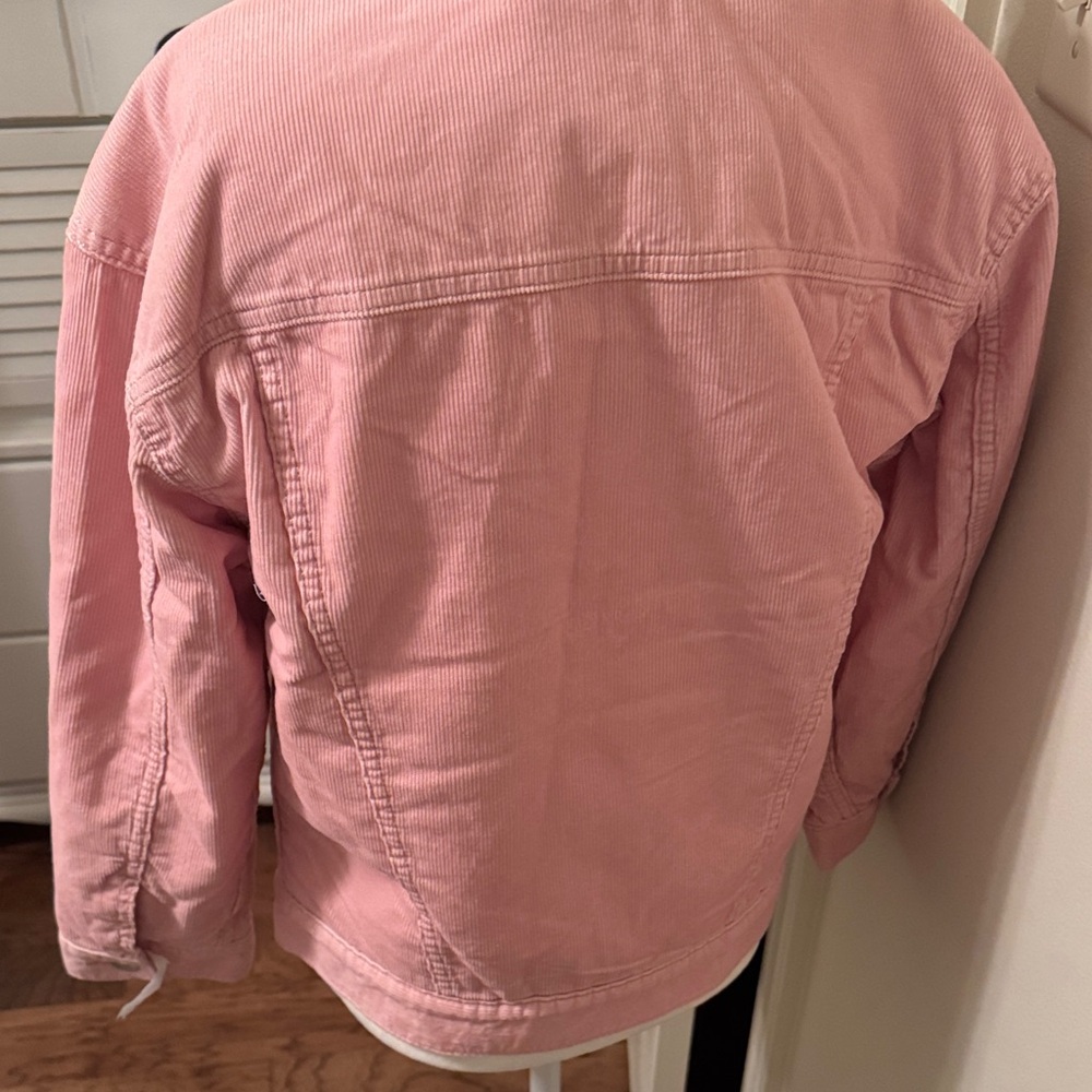 GAP Pink Kids Jean Jacket with Cream Lining - Picture 3 of 4